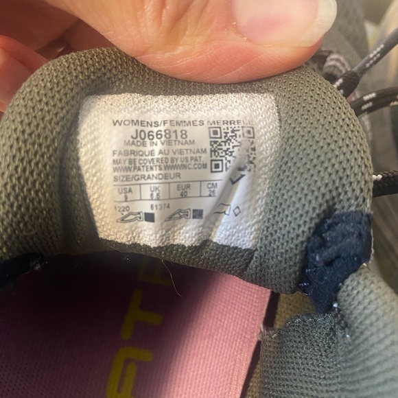 Women’s Merrell Moab Flight Green Trail Running Shoes Sneakers Size 9 J066818 - Picture 7 of 9